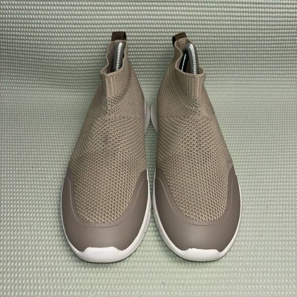 Spenco Orthotic Knit Sneakers Shoes Yoga Stretch Women’s 8D Tan - Picture 2 of 9